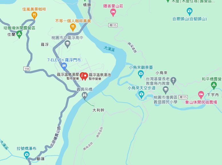 桃園【羅浮溫泉】有露天SPA池和小孩愛的戲水池，泉質真的很棒