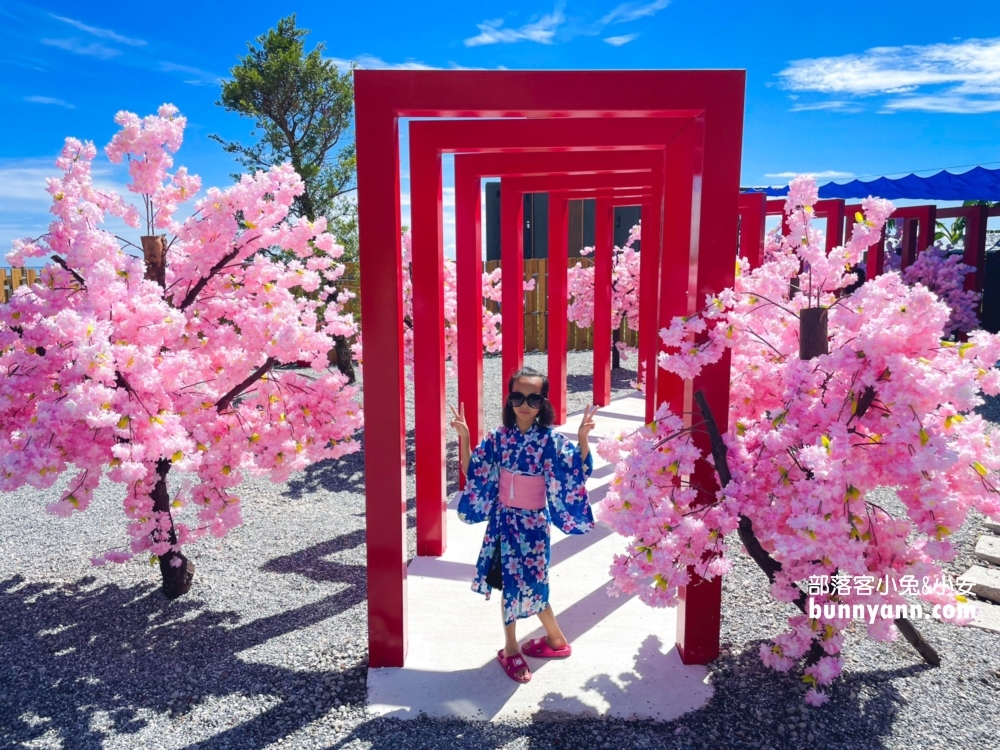花蓮【月崖灣親子農場】一邊看海一邊餵水豚吃飯真好玩